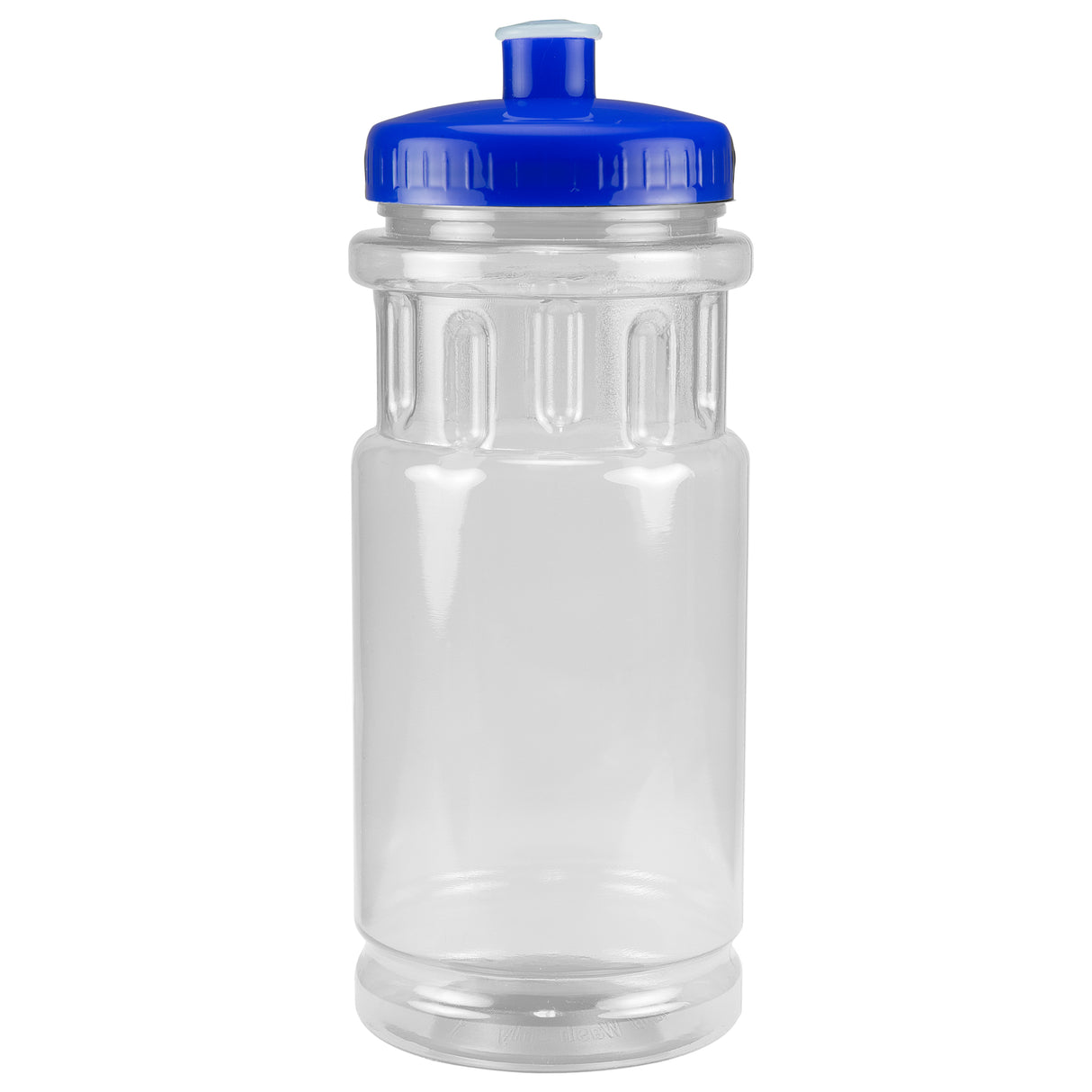 Translucent Clear/Blue Lid