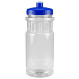 Translucent Clear/Blue Lid