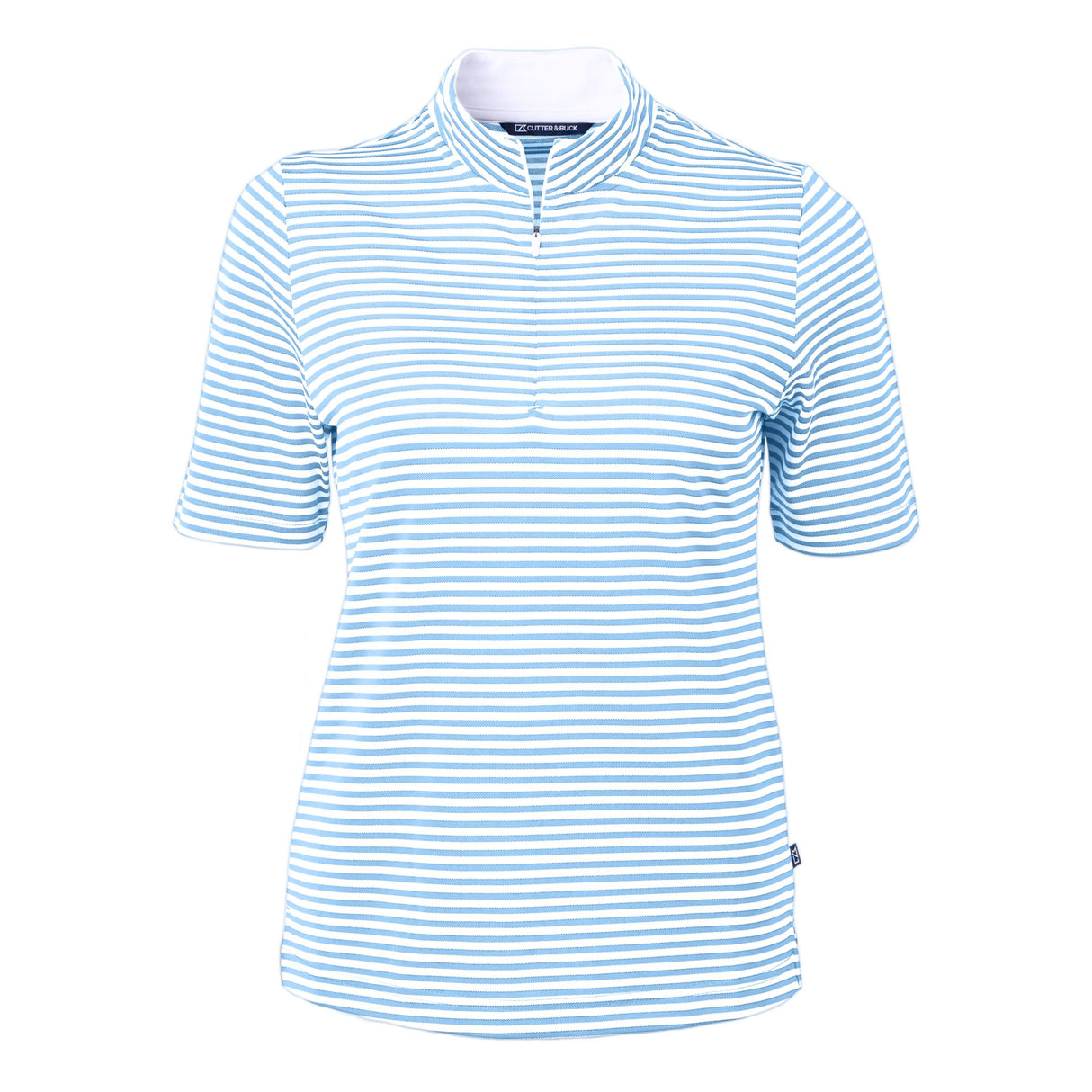 Cutter & Buck Virtue Eco Pique Stripe Recycled Womens Top