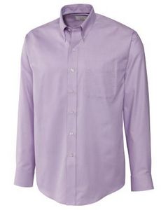 Cutter & Buck Epic Easy Care Nailshead Mens Long Sleeve Dress Shirt