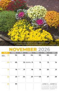 Galleria Wall Calendar 2026 Flowers & Gardens