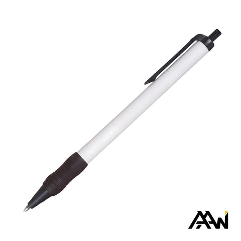 Value Slim Grip Pen w/Glossy Barrel & Matte Colored Trim
