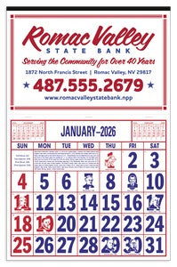 Apron Style Calendar