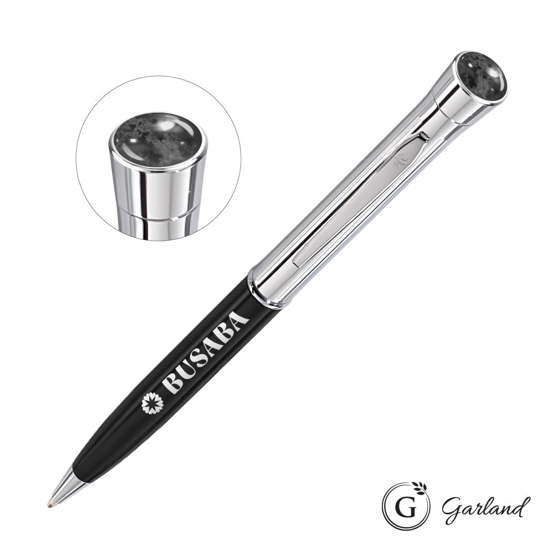 Garland? Monogram Aura Twist Ballpoint Pen - Chrome