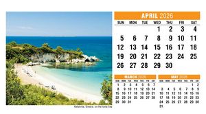 Galleria Sun, Sand & Surf Desk Tent Calendar