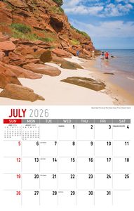 Galleria Wall Calendar 2026 Scenes of Atlantic Canada