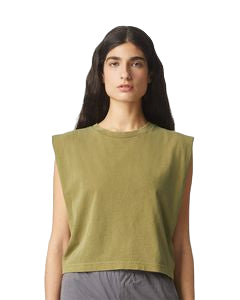 American Apparel® Garment-Dyed Women's Heavyweight Muscle Tee