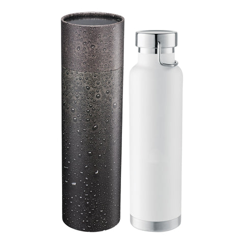 22 Oz. Thor Copper Vac Bottle w/Cylindrical Box