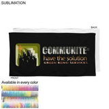Colored Plush and Soft Velour Terry Cotton Blend Beach Pool Towel, 24x48, Sublimated Edge to Edge