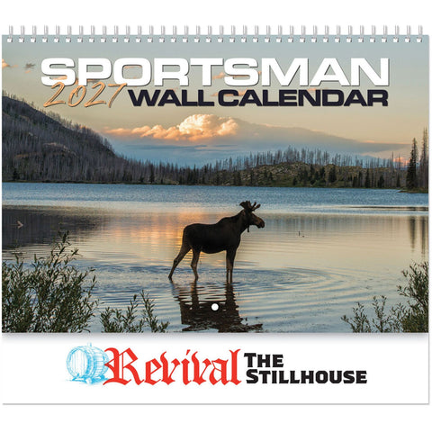 Full Colour Sportsman Spiral Wall Calendar
