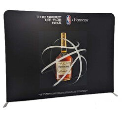 000566 8'W x 8'H EuroFit Straight Wall Display Kit, with Full Color Graphics Double Sided, NO SETUP CHARGE