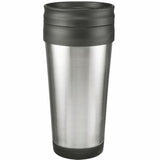 14 Oz. Stainless Steel Budget Tumbler w/ Slide 'n Sipp Lid