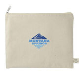 Organic 8oz Cotton Flat Travel Pouch