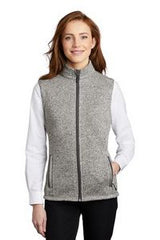 Port Authority® Ladies' Sweater Fleece Vest