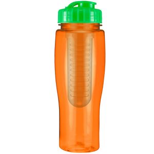 Translucent Orange/Green Lid Blank