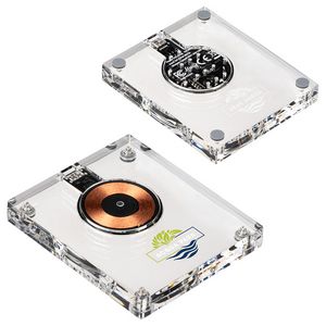 000716 Lucent Acrylic Light-Up 15W Wireless Charger