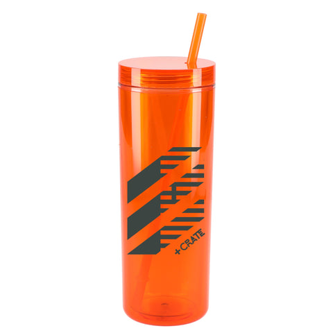 Chroma Recycled Acrylic Skinny Tumbler 16oz