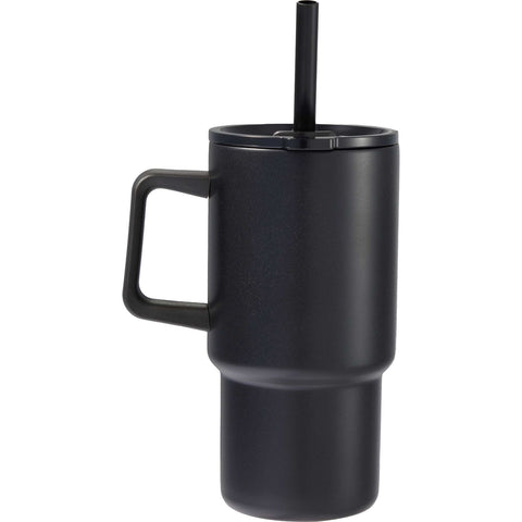 Summit 18oz Recycled Vacuum Insulated Mug w/ Straw