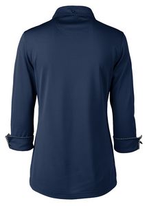 Zorrel® Ladies' Islington Syntrel™ Stretch Polo w/Stripe Accents