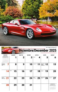 Galleria Wall Calendar 2026 Exotic Cars SP/ENG