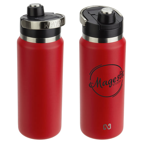 NAYAD® Traveler 26 oz Stainless Double-wall Bottle with Twist-Top Spout