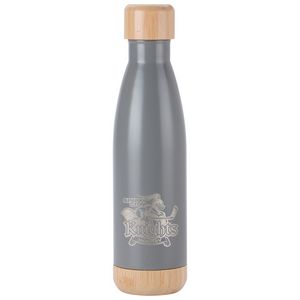 Voyager Bottle With Bamboo Base/Lid 17 oz