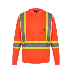000923 Lookout Adult Long Sleeve Hi-Vis T-Shirt
