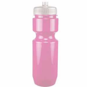 22 Oz. Bike Bottle w/ Push Pull Lid - Solid Colors