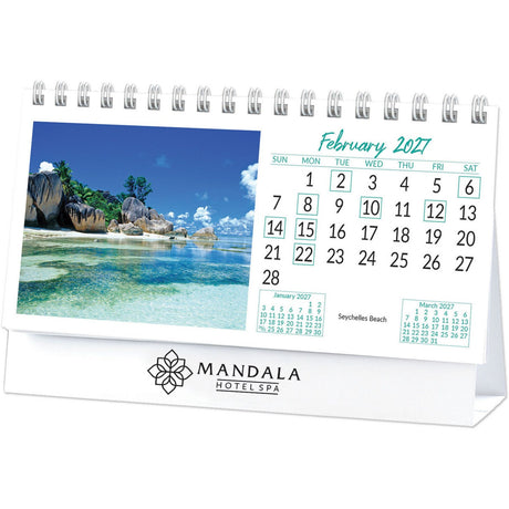 Beaches Desk Calendar