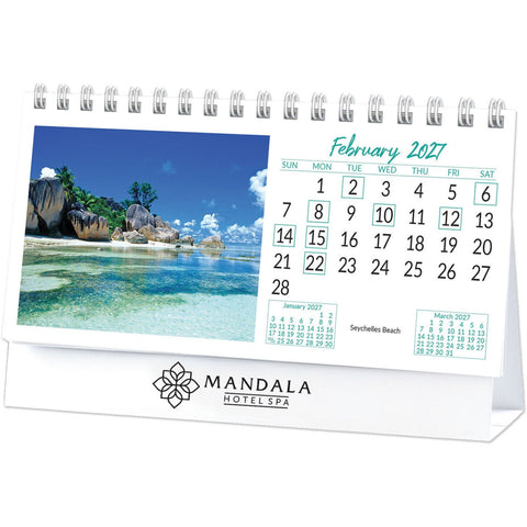 Beaches Desk Calendar