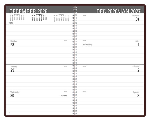 Triumph® Calendars Classic Weekly Desk Planner