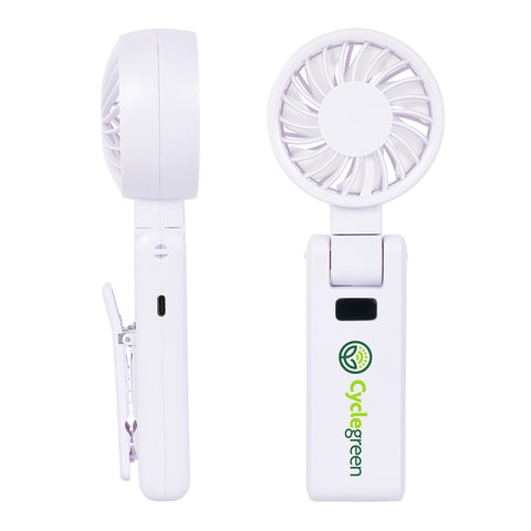 Purl High Speed Rotatable Handheld Fan With Clip