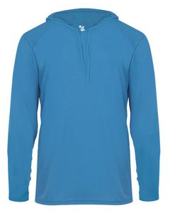 Badger Sport Unisex B-Core Long-Sleeve Performance Hooded T-Shirt