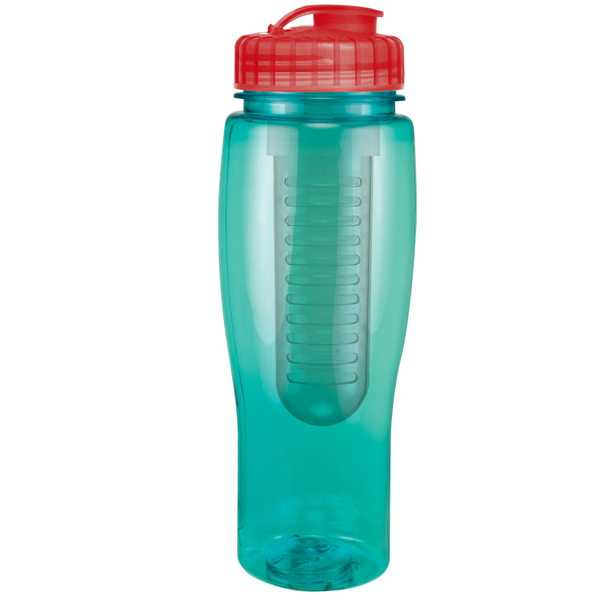 Translucent Aqua/Translucent Red Lid