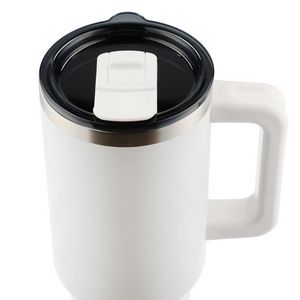 Pinnacle 40 oz Vacuum Insulated Eco-Friendly Travel Tumbler With Straw