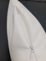 White Blank Zipper View