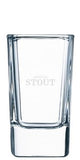Contemporary Shot 2.75oz glass - Etched