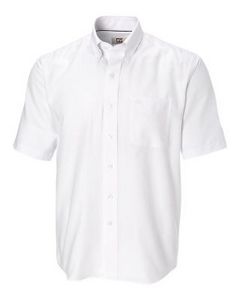 Cutter & Buck Epic Easy Care Nailshead Mens Short Sleeve Dress Shirt