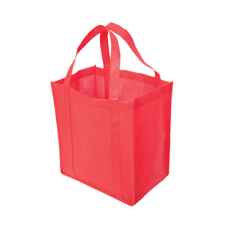 Non Woven Tote: 12" W x 13" H x 8" D