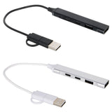Sprint Recycled Aluminum 4-Port USB-A and USB-C Hub