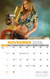 Galleria Wall Calendar 2026 Building Babes