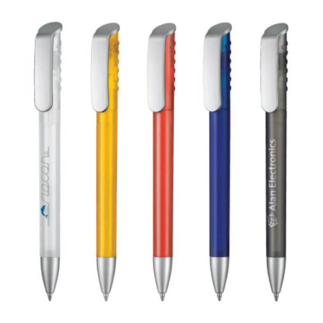Top Spin Silver Pen