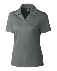 Cutter & Buck CB Drytec Genre Textured Solid Womens Polo