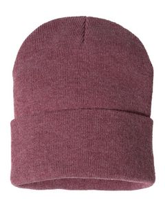 000421 Sportsman™ 12'' Solid Cuffed Beanie