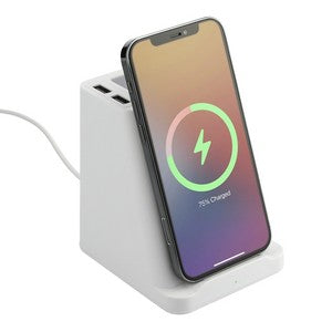 Wireless Charging Pen Holder w/ Dual Outputs
