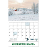 Country Memories Stapled Wall Calendar