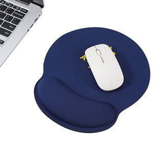 Crest Non-Slip Mouse Pad with Foam Wrist Rest