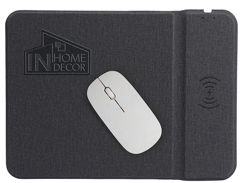 Azure 15W Wireless Charger Mouse Pad with Kickstand