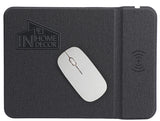 Azure 15W Wireless Charger Mouse Pad with Kickstand