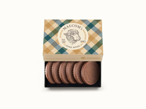 Decadent 6-Piece Chocolate Shortbread Cookie Gift Set with Luxury Custom Packaging